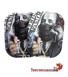 Vassoio metallico + Coperchio cm dollaro