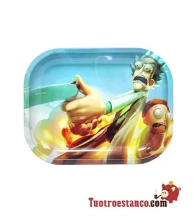 Bandeja de Metal Rick and Morty 18x12 cm