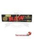 King Size ZWARTE Connoisseur RAW Papier 110 mm + Tips