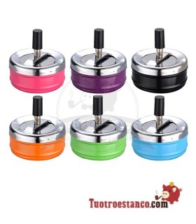 Cenicero de Tipo Push Modelo Colorfull