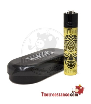 Clipper metálico Totems + estuche metálico