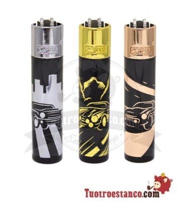 Clipper metálico Classic Cars + estuche metálico