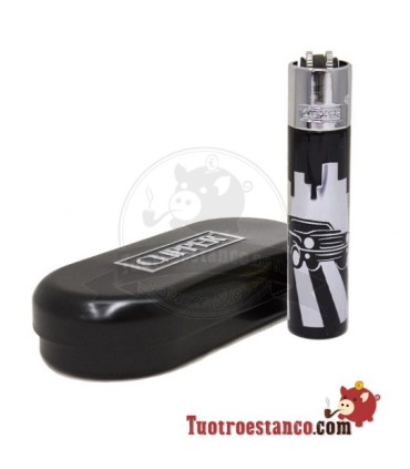 Clipper metálico Classic Cars + estuche metálico