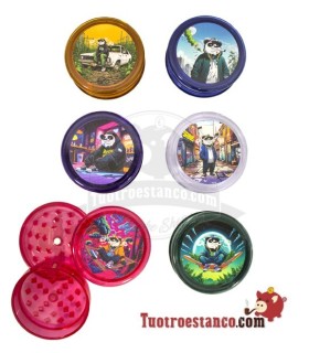 Grinder de plástico Colores Gangsta PANDA