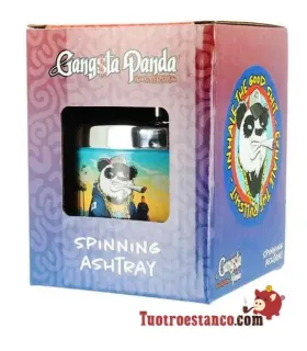 Gangsta Panda Push Ashtray