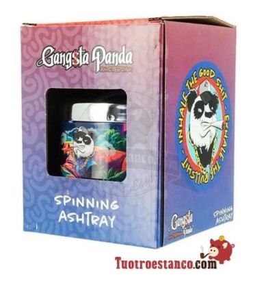Gangsta Panda Push Ashtray