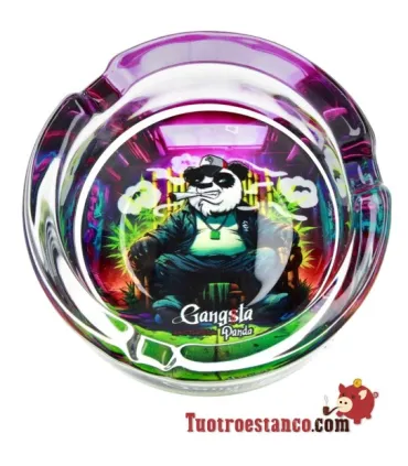 Gangsta PANDA 1 Crystal Ashtray