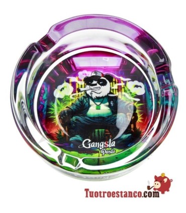 Gangsta PANDA 1 Kristallen Asbak