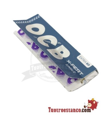 5 x Libritos OCB Azul x-pert  "doblados"