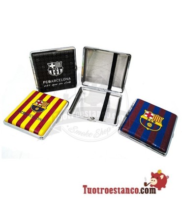 FC Barcelona Metall-Zigarettenettui