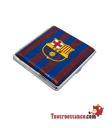 Étui à cigarettes en métal FC Barcelone