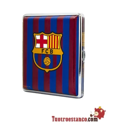 Étui à cigarettes en métal FC Barcelone