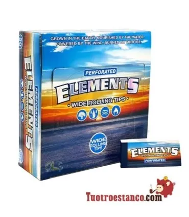 Elements Wide Cardboard Filter Case – 50 Spitzen