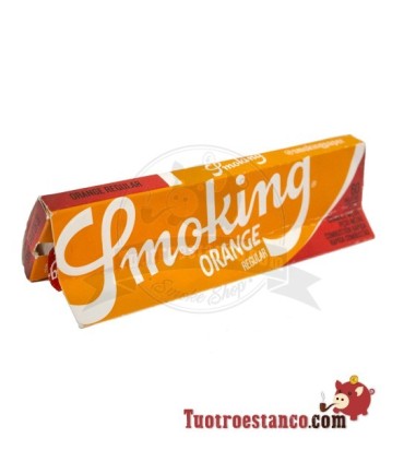 5 x Libritos Smoking Naranja 70mm "doblados"