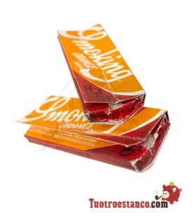 5 x Libritos Smoking Naranja 70mm "doblados"