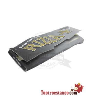 5 x Libritos RIZLA plata 70mm "doblados"