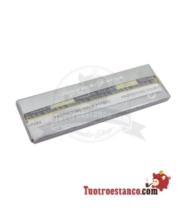 5 x RIZLA zilveren boekjes 70mm "gevouwen"