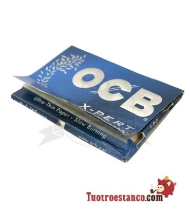 5 x Libritos OCB Azul X-pert DV 70mm "doblados"