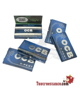 5 x Libritos OCB Azul X-pert DV 70mm "doblados"
