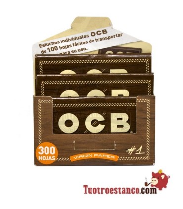 OCB Virgin 300 korte papieren doos van 70mm - 40 boekjes