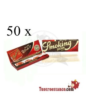 Smoking Brown 70 mm + 20 x filtres OCB 6 mm
