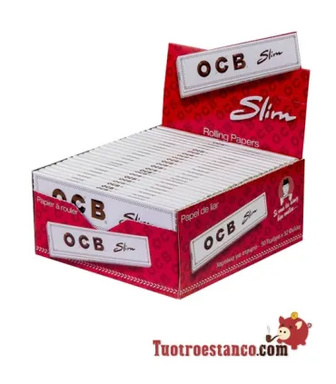OCB White King Size Slim Paper - 50 libretti