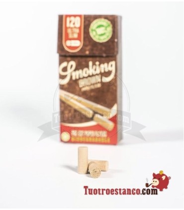 Filtros Smoking Brown Precortados de 5,7 mm 120 filtros