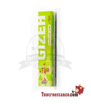 Gizeh Super Fine Magnetic King Size Slim Case + Tips - 26 boekjes