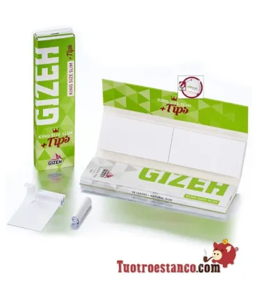 Gizeh Super Fine Magnetic King Size Slim Case + TIPS - 26 booklets