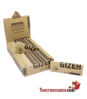 Gizeh Extra Fine Ongebleekte Papieren Doos 78 mm - 25 boekjes