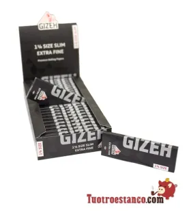 Gizeh Black Extra Fine 78mm Papieretui – 25 Broschüren