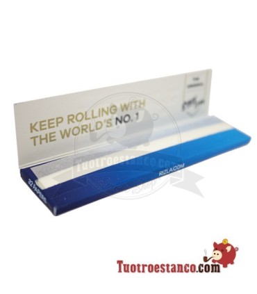 Estuche de Papel Rizla Azul king size slim - 50 libritos
