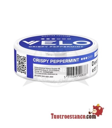 Bolsita de Nicotina VELO Crispy Pepermint 14 mg