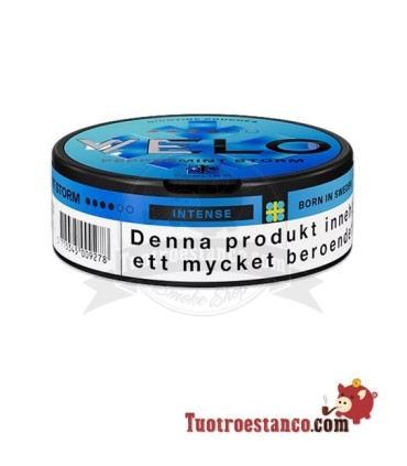 Bolsita de Nicotina VELO Freezing Pepermint Storm 10,9 mg