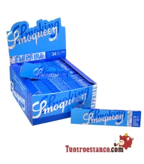 Smoking Paper SmoQueen Sapphire King Size 110 mm - 50 booklets