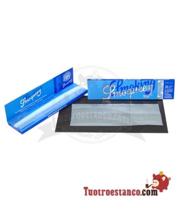 Papel Smoking SmoQueen Sapphire King Size 110 mm - 50 libritos