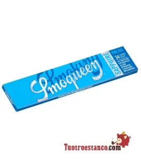 Papier fumant SmoQueen Sapphire King taille 110 mm - 50 brochures
