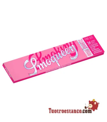 Rauchpapier SmoQueen Rose Quartz King Größe 110 mm - 50 Broschüren