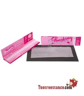 Rauchpapier SmoQueen Rose Quartz King Größe 110 mm - 50 Broschüren