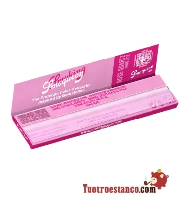 Smoking Paper SmoQueen Rose Quartz King Size 110 mm - 50 booklets
