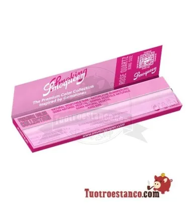 Papier fumant SmoQueen Rose Quartz King taille 110 mm