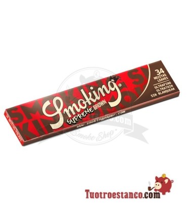 Estuche Smoking Supreme Brown king size