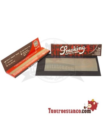 Papel Smoking Supreme Brown King Size 110 mm - 50 libritos