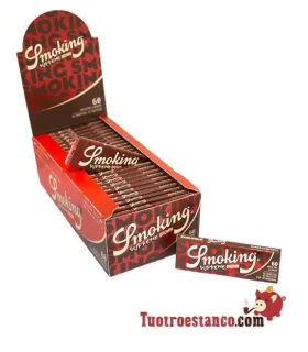 Supreme Brown Smoking Paper 70 mm - 50 livretos