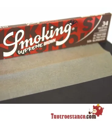 Rauchendes Supreme Brown Kingsize-Papier