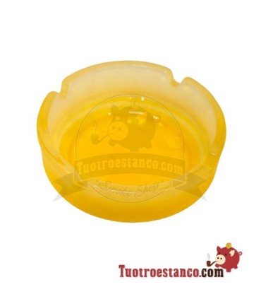 Cenicero de Cristal colores grande 10,9 cm