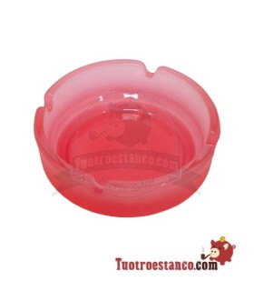 Großer farbiger Glasaschenbecher 10,9 cm