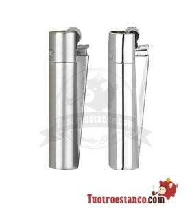 Clipper Métallique Argent + Boîtier Métallique