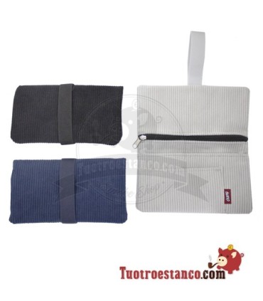 Funda Porta tabaco champ con goma Tacto Pana