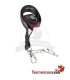 RAW Schwarzer Band-Schlüsselanhänger